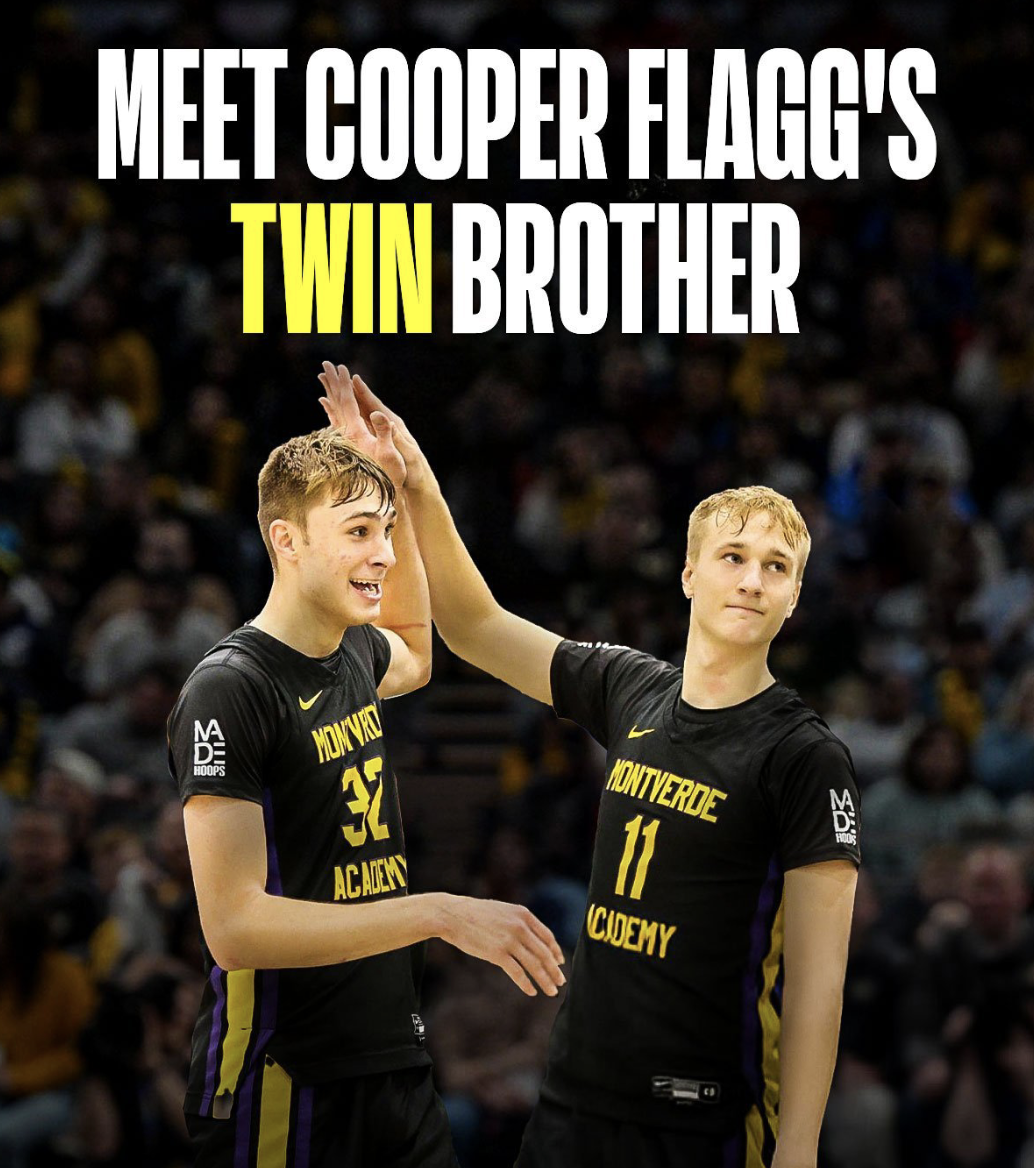 弗拉格与双胞胎弟弟曾一起夺得高中州冠军，后者近期将冲击NBA